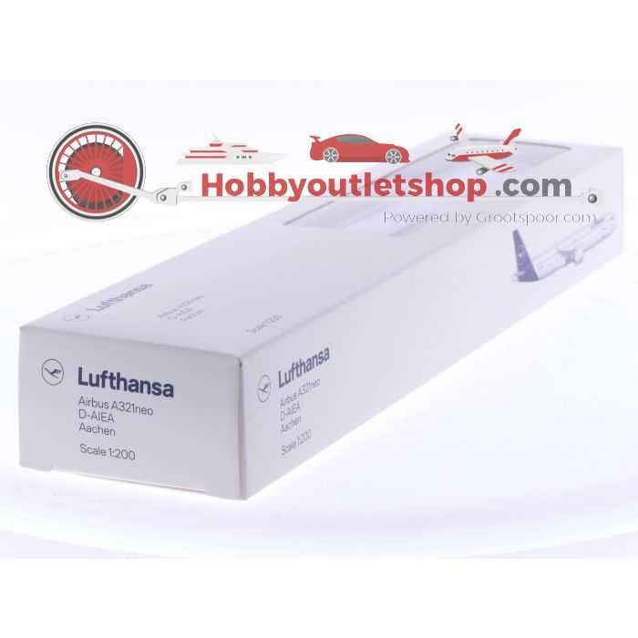 Schaal 1:200 Limox Wings LW200DLH014 Airbus A321Neo 'Aachen' Lufthansa Reg. D-AIEA #8025 - sku: 20250729120111 - Nieuw - Afbeelding 4