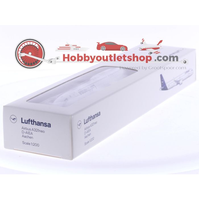 Schaal 1:200 Limox Wings LW200DLH014 Airbus A321Neo 'Aachen' Lufthansa Reg. D-AIEA #8025 - sku: 20250729120111 - Nieuw - Afbeelding 5