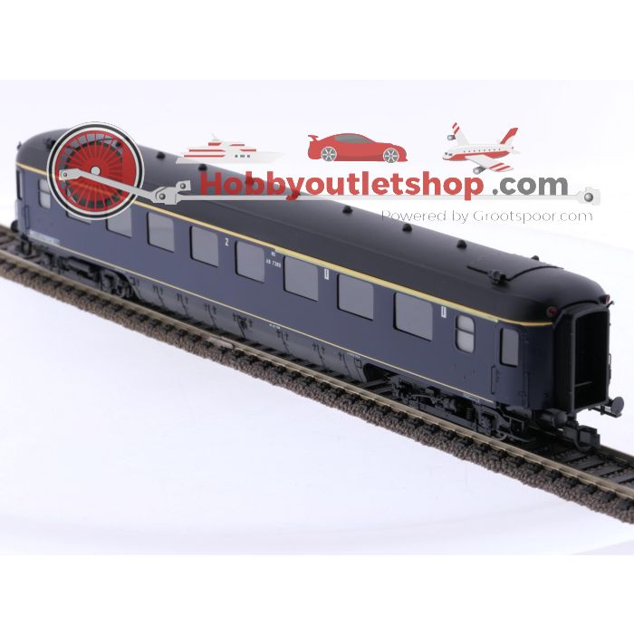 Schaal H0 Philotrain 2036A personenrijtuig 1e/2e kl. Plan K AB 7380 van de NS #P310 - sku: 20250815112049 - Gebruikt - Zo goed als nieuw - Afbeelding 2