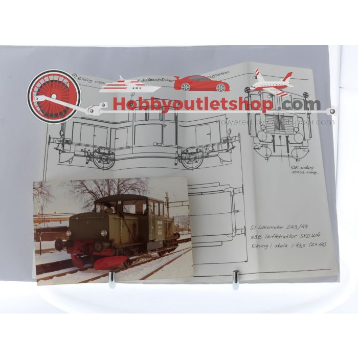 Schaal H0 Hobby-Teknik Z43/49 diesel locomotief Skd 214 van de NSB #P312 - sku: 20250815120343 - Gebraucht - Sehr guter Zustand - Bild 3