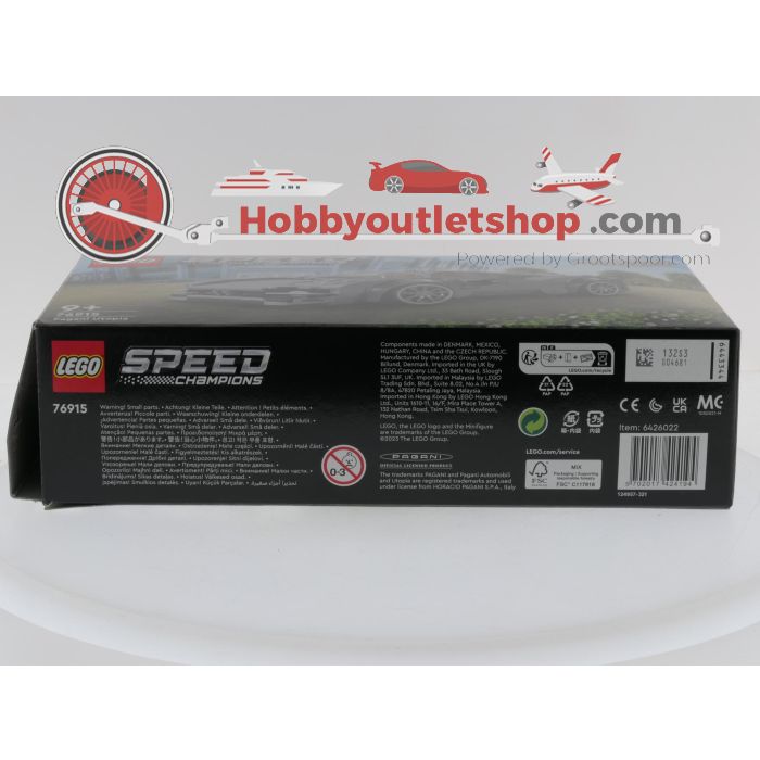 LEGO 76915 Pagani Utopia Speed Champions hypercar Gebouwd model #8261 - sku: 20250916012527 - Gebruikt - Zeer goede staat - Afbeelding 10