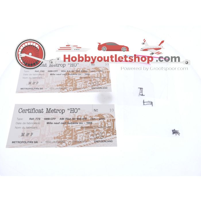 Schaal H0 Metropolitan 749 en 779 elektrisch treinstel BDe 4/4 en ABt Pilot no. 033 van de SBB-CFF BASTLER #P324 - sku: 20251007040141 - Gebruikt - Zeer goede staat - Afbeelding 12