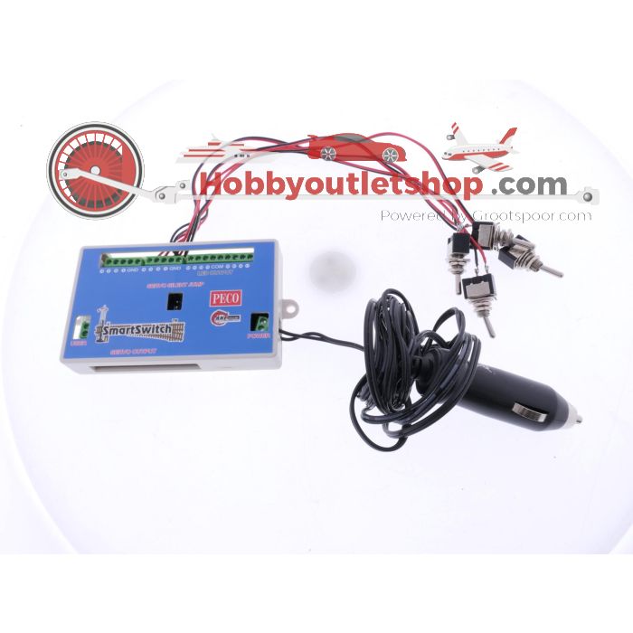 Schaal 00, H0, TT en N Peco PLS-100 Smartswitch met DinaSys servobundel Set #8459 - sku: 20251107044935 - Gebruikt - Zeer goede staat - Afbeelding 4