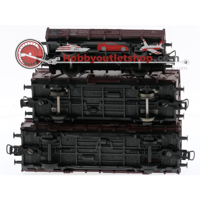 Schaal H0 Roco 4303, 4304 en 4308 set van 3 goederenwagen van de DB #8846 - sku: 20260122052852 - Used - Good condition - Photo 8