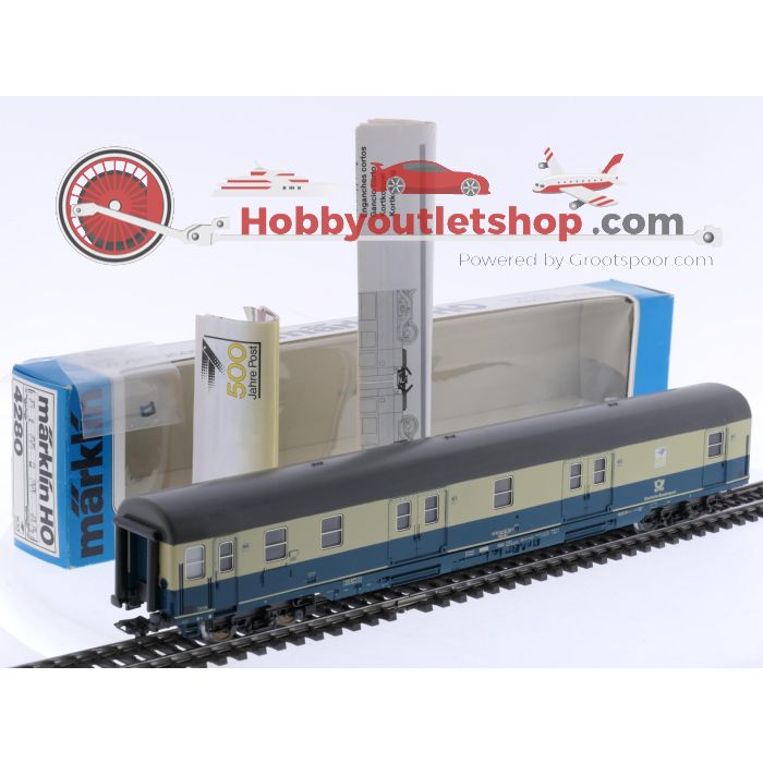 Schaal H0 Märklin 4280 postrijtuig '500 Jahre Post' Post mrz van de DB #8978 - sku: 20260206112301 - Gebruikt - Goede staat - Afbeelding 5