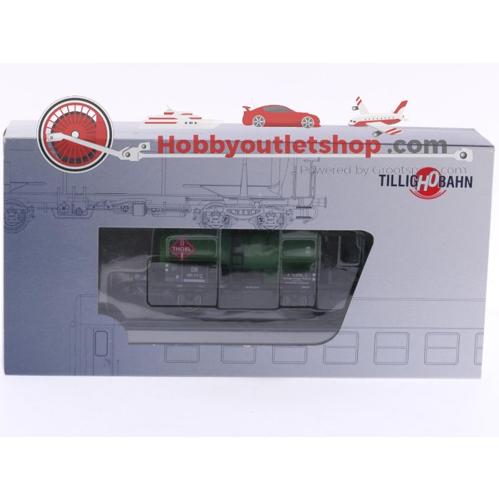 Schaal H0 Tillig 76625 keterwagen 'Thorl' van de DB. Met wisselstroom assen #9017 - sku: 20260217110958 - Gebruikt - Zeer goede staat - Afbeelding 9