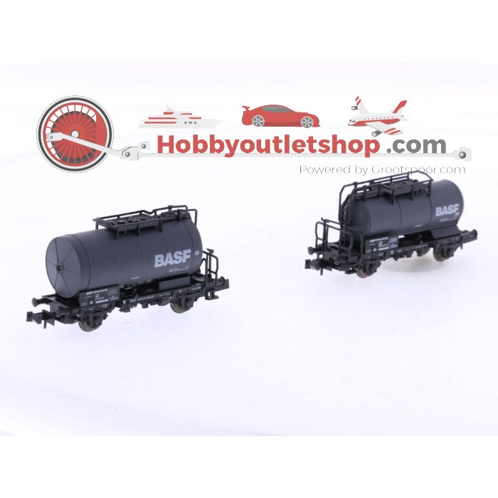 Schaal N Roco 24010 set van 4 ketelwagens ''BASF'' van de DB #9082 - sku: 20260303045505 - Gebruikt - Zeer goede staat - Afbeelding 4