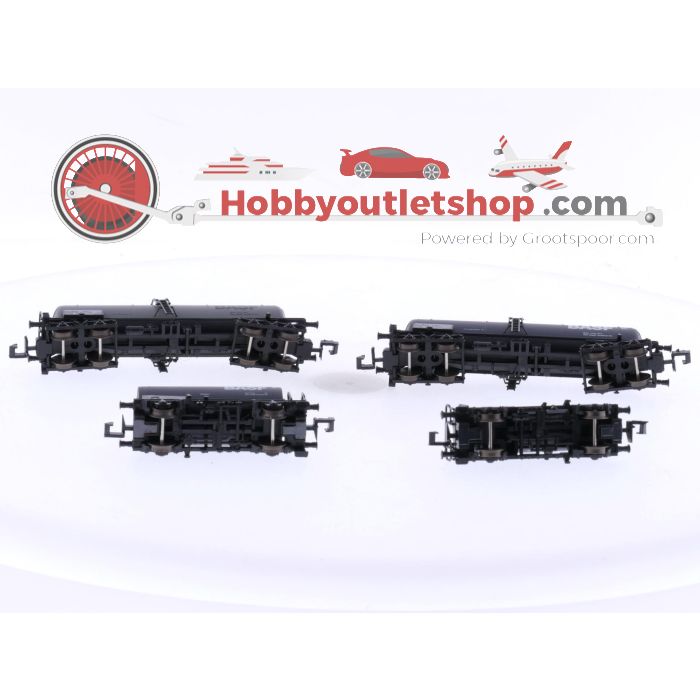 Schaal N Roco 24010 set van 4 ketelwagens ''BASF'' van de DB #9082 - sku: 20260303045505 - Gebruikt - Zeer goede staat - Afbeelding 7