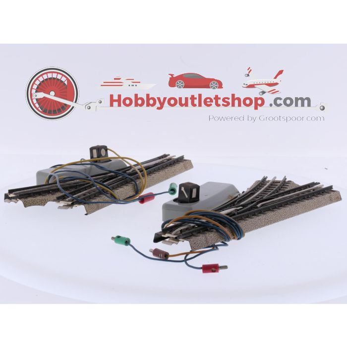 Schaal H0 Märklin 3600 MWS elektrische wissel set L+R #9200 - sku: 20260407114512 - Gebraucht - Guter Zustand - Bild 5