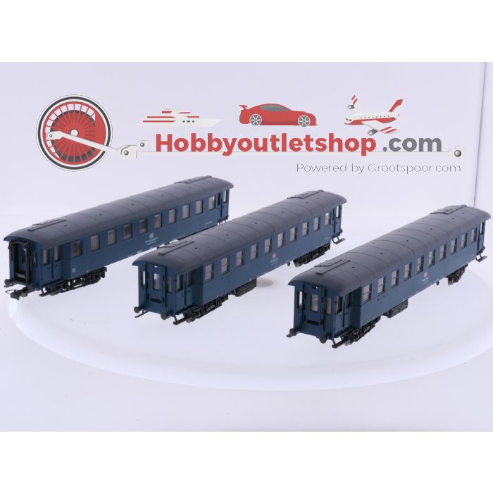 Schaal H0 Sachsenmodelle 14128 en 211290 set van 3 personenrijtuigen van de DB #9208 - sku: 20260408112857 - Used - Good condition - Photo 2