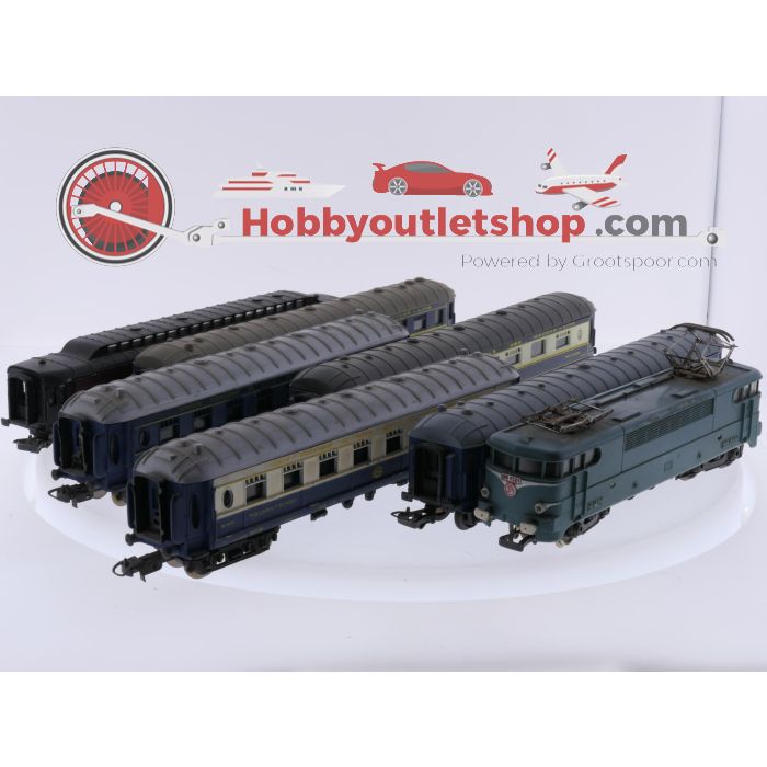 Schaal H0 Jouef 833 elektrische locomotief BB9201 met Pullman rijtuigen #9215 - sku: 20260409111719 - Used - Reasonable condition - Photo 2