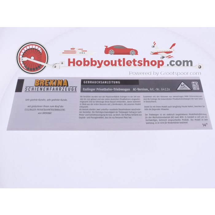 Schaal H0 Brekina 64121 motorwagen VT 104 'Jägermeister' van de SWEG #9253 - sku: 20260422041016 - Gebruikt - Zeer goede staat - Afbeelding 7
