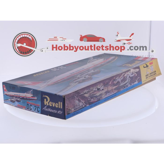 Schaal 1:122 Revell H-267 Douglas DC-7C Swissair #9293 - sku: 20260505030526 - Gebruikt - Zeer goede staat - Afbeelding 5