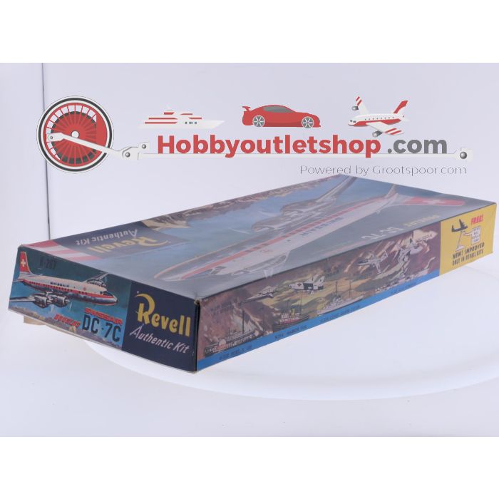 Schaal 1:122 Revell H-267 Douglas DC-7C Swissair #9293 - sku: 20260505030526 - Gebruikt - Zeer goede staat - Afbeelding 6