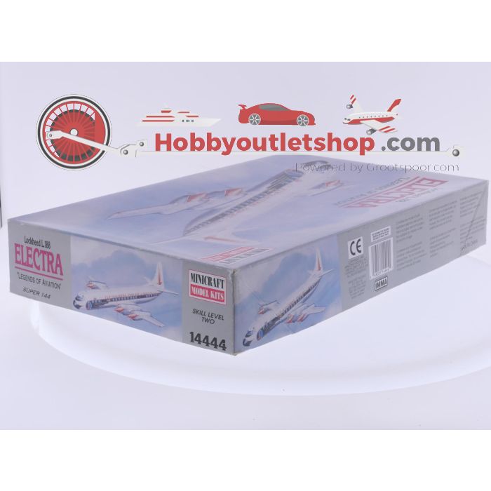 Schaal 1:144 Minicraft 14444 Lockheed L.188 Electra Eastern Prop-Jet / KLM striped tail #9313 - sku: 20260506035437 - Nieuw - Afbeelding 5