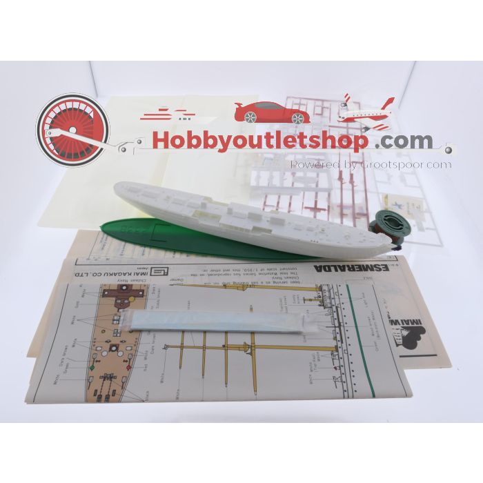 Schaal 1:350 IMAI B-311-700 Chilean Navy 4-masted Barkentine Esmeralda Operation Sail / Water Line Model #9323 - sku: 20260507034153 - New - Photo 3