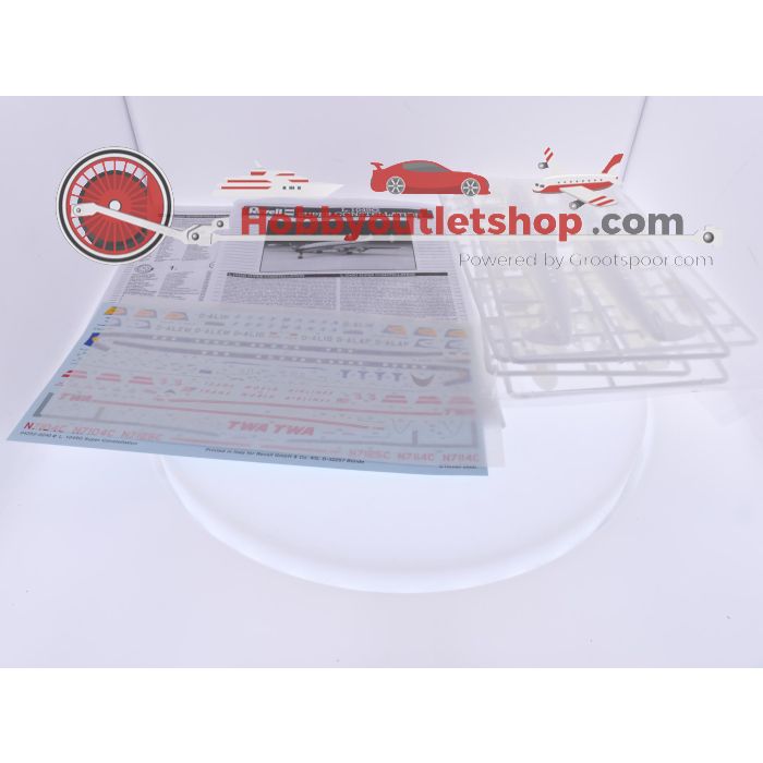 Schaal 1:144 Revell 04252 L. 1049G Super Constellation Lufthansa/TWA #9326 - sku: 20260507050047 - Nieuw - Afbeelding 3