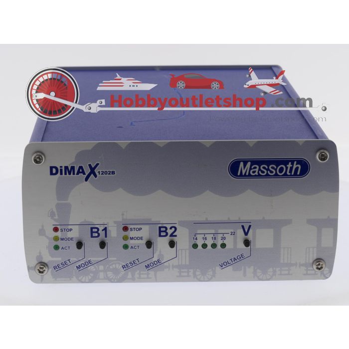 Massoth 8137501 DiMAX 1202B Digitalbooster (2x6A) - sku: 20260522033228 - Gebruikt - Goede staat - Afbeelding 2