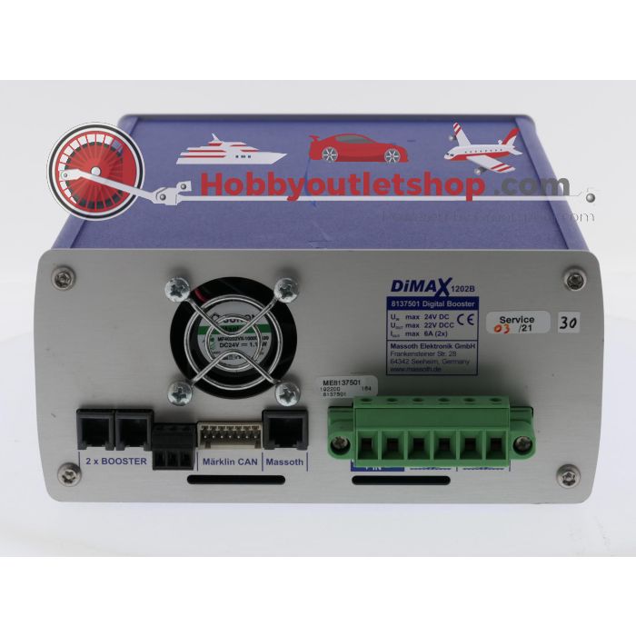 Massoth 8137501 DiMAX 1202B Digitalbooster (2x6A) - sku: 20260522033228 - Gebruikt - Goede staat - Afbeelding 3