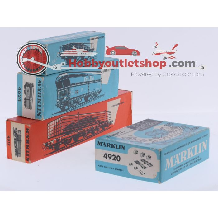 Schaal H0 Märklin 4503, 4512, 4624 en 4920 set van 4 goederen wagen van de DB #9422 - sku: 20260604022509 - Gebraucht - Guter Zustand - Bild 22