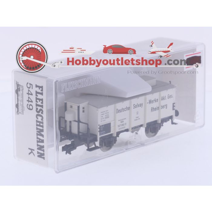 Schaal H0 Fleischmann NEW OLD STOCK 5449 K gesloten goederenwagen Deutsche Solvay-Werke van de DRG #9473 - sku: 20260619012704 - Neu - Bild 2