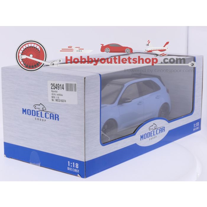 Schaal 1:18 Model Car Group MCG18374 Hyundia i30 N hellblau #9618 - sku: 20260707113142 - Gebruikt - Nieuwstaat - Afbeelding 2