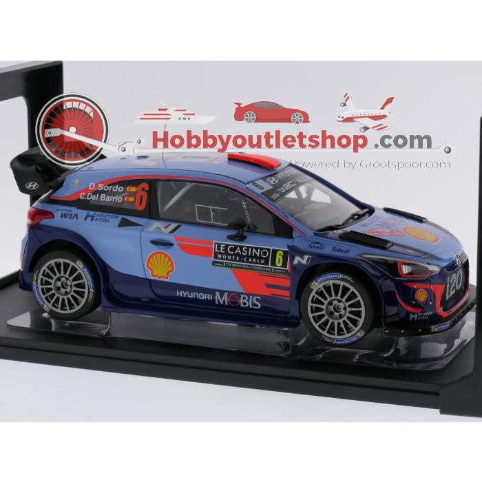 Schaal 1:18 IXO Models 18RMC030C Hyundai i20 WRC 2018 #6 Rallye Monte-Carlo 2018 #9621 - sku: 20260707024754 - Gebruikt - Zeer goede staat - Afbeelding 4