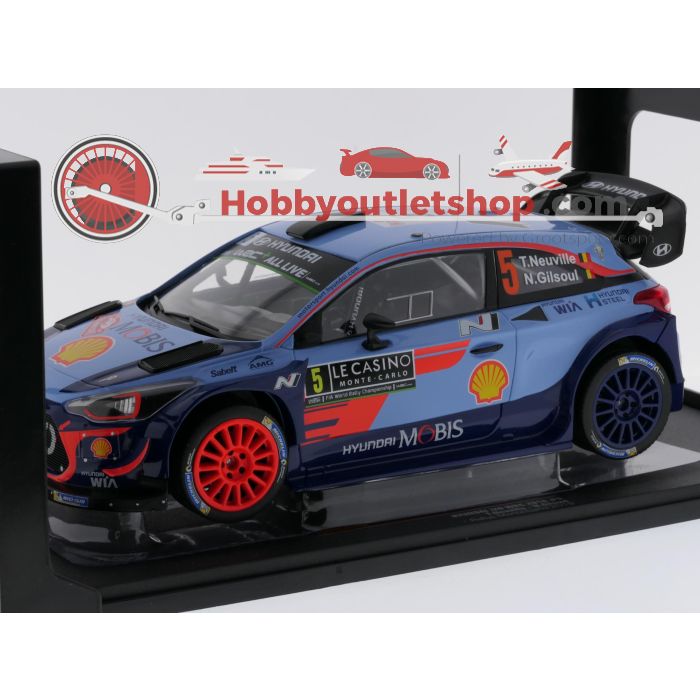 Schaal 1:18 IXO Models 18RMC030B Hyundai i20 WRC 2018 #5 Rallye Monte-Carlo 2018 #9622 - sku: 20260707040242 - Gebruikt - Zo goed als nieuw - Afbeelding 2