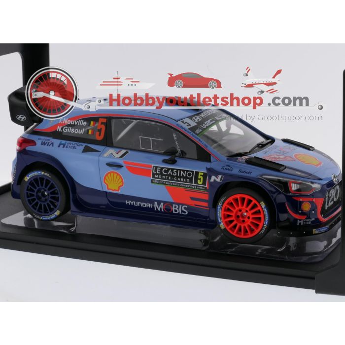 Schaal 1:18 IXO Models 18RMC030B Hyundai i20 WRC 2018 #5 Rallye Monte-Carlo 2018 #9622 - sku: 20260707040242 - Gebruikt - Zo goed als nieuw - Afbeelding 4