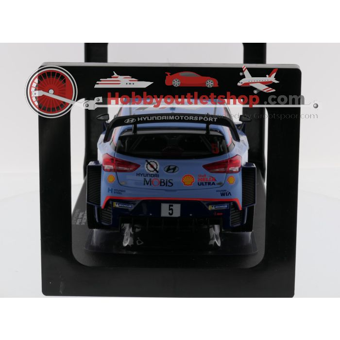 Schaal 1:18 IXO Models 18RMC030B Hyundai i20 WRC 2018 #5 Rallye Monte-Carlo 2018 #9622 - sku: 20260707040242 - Gebruikt - Zo goed als nieuw - Afbeelding 5