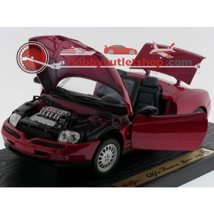 Schaal 1:18 Maisto 31831 Alfa Romeo Spider (1995) #9643 - sku: 20260709115824 - Gebruikt - Zeer goede staat - Afbeelding 5