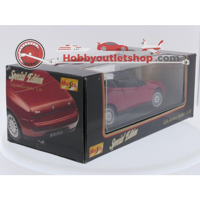 Schaal 1:18 Maisto 31831 Alfa Romeo Spider (1995) #9643 - sku: 20260709115824 - Gebruikt - Zeer goede staat - Afbeelding 8