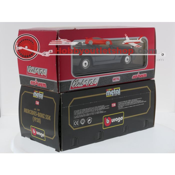 Schaal 1:24 Bburago en Majorette set van 3 Mercedessen SSK, 300 SL Güllwing en 300 SL #9647 - sku: 20260709032502 - Gebraucht - Guter Zustand - Bild 9