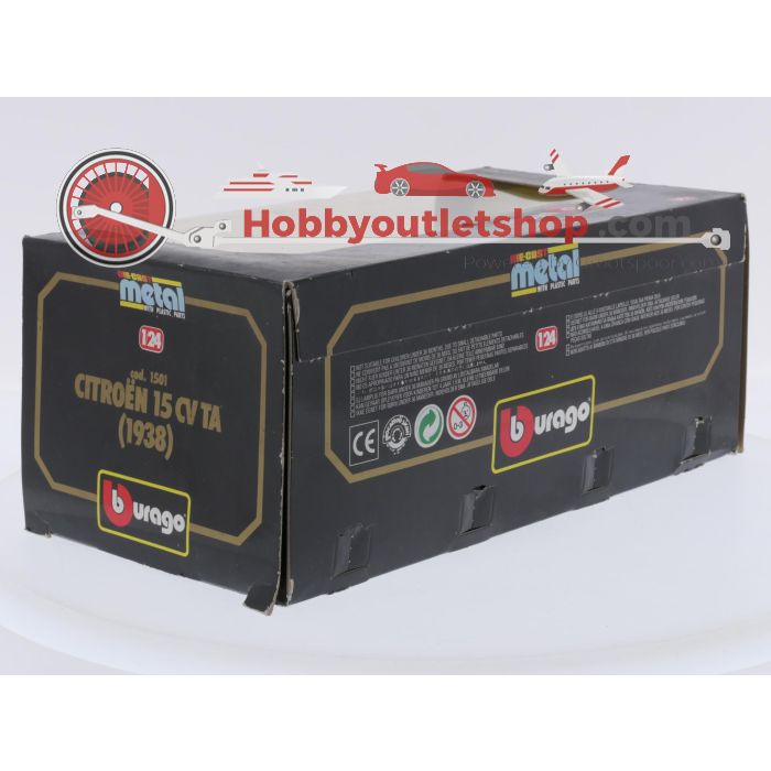 Schaal 1:24 Bburago set van 3 Europese klassiekers Jaguar XK 120 (Coupé en cabriolet) en Citroën 15cv TA #9648 - sku: 20260709034514 - Gebruikt - Zeer goede staat - Afbeelding 9