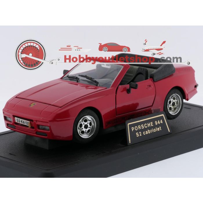 Schaal 1:24 Porsche 944 S2 Cabrio met Wolkswagen New Beetle #9651 - sku: 20260709052921 - Gebraucht - Guter Zustand - Bild 2