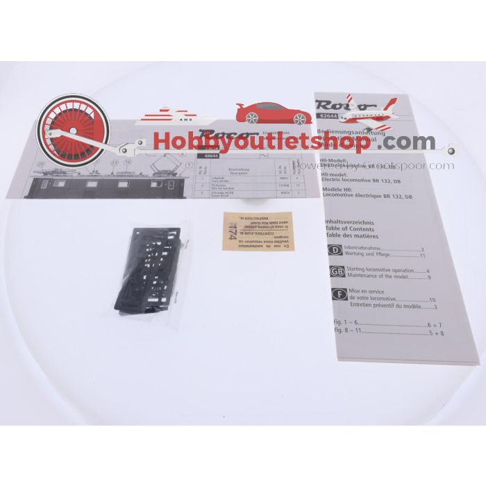Schaal H0 Roco 62644 elektrische locomotief BR 132 van de DB #9655 - sku: 20260710122550 - Gebraucht - Neuer Zustand - Bild 7