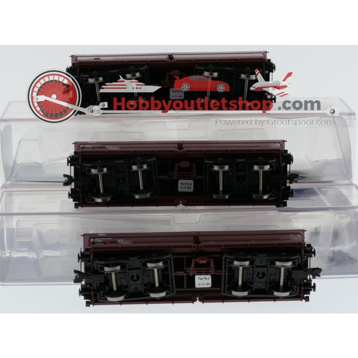 Schaal H0 Roco 76079 zelflossende wagons 3-delig van de DB #9662 - sku: 20260711025459 - Gebraucht - Neuer Zustand - Bild 14