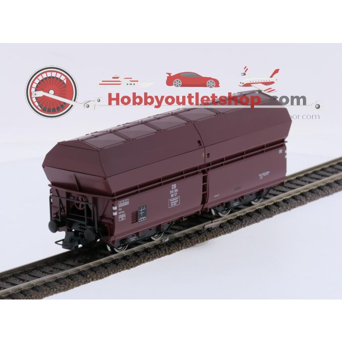 Schaal H0 Roco 67083 4-delige set zelflossende wagons met klapdeksels type Kkt 54 van de DB #9663 - sku: 20260714084811 - Gebraucht - Wie Neu - Bild 2