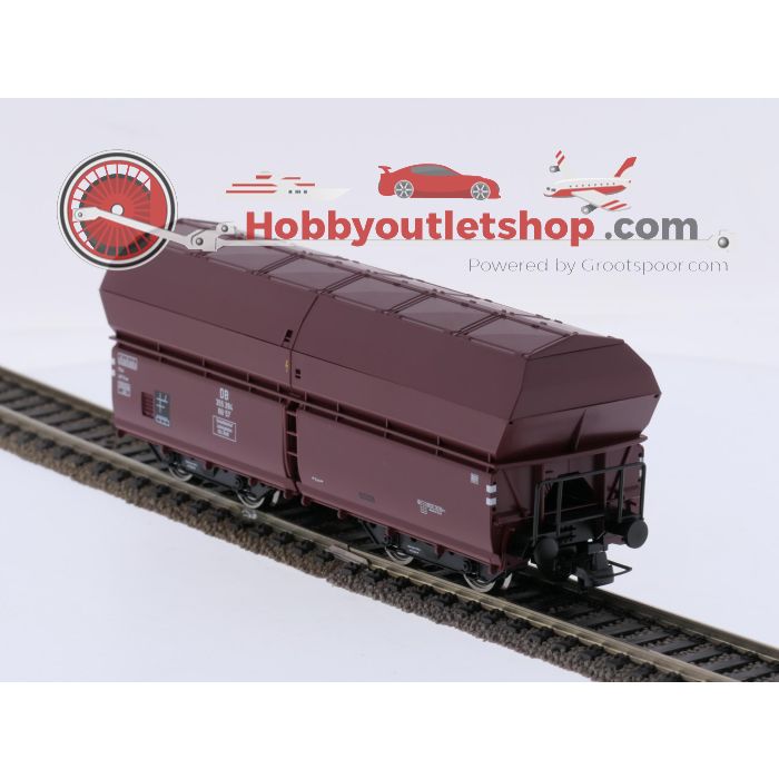 Schaal H0 Roco 67083 4-delige set zelflossende wagons met klapdeksels type Kkt 54 van de DB #9663 - sku: 20260714084811 - Gebraucht - Wie Neu - Bild 3