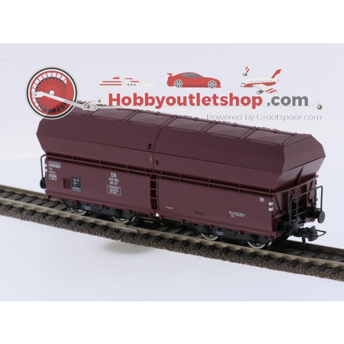Schaal H0 Roco 67083 4-delige set zelflossende wagons met klapdeksels type Kkt 54 van de DB #9663 - sku: 20260714084811 - Gebraucht - Wie Neu - Bild 5