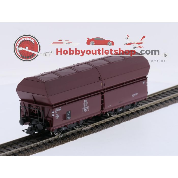 Schaal H0 Roco 67083 4-delige set zelflossende wagons met klapdeksels type Kkt 54 van de DB #9663 - sku: 20260714084811 - Gebraucht - Wie Neu - Bild 6