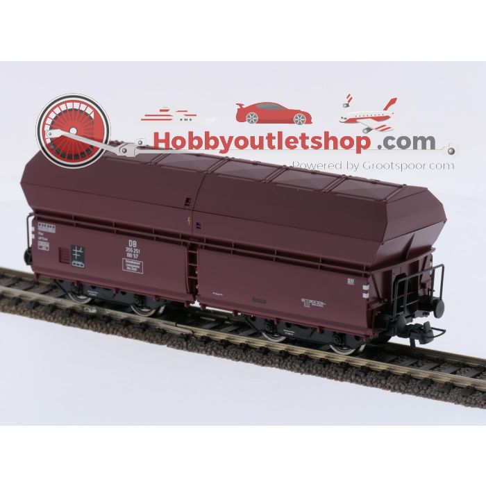 Schaal H0 Roco 67083 4-delige set zelflossende wagons met klapdeksels type Kkt 54 van de DB #9663 - sku: 20260714084811 - Gebraucht - Wie Neu - Bild 7