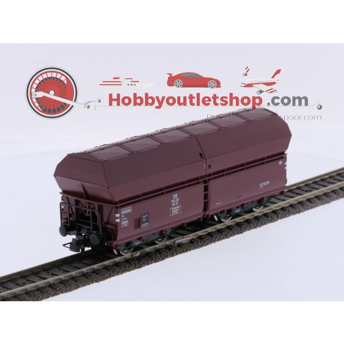 Schaal H0 Roco 67083 4-delige set zelflossende wagons met klapdeksels type Kkt 54 van de DB #9663 - sku: 20260714084811 - Gebraucht - Wie Neu - Bild 11