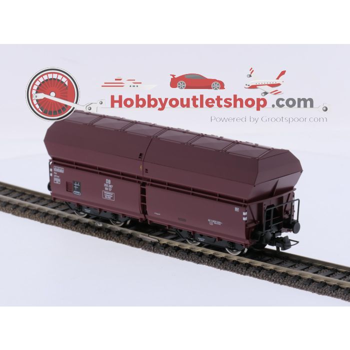 Schaal H0 Roco 67083 4-delige set zelflossende wagons met klapdeksels type Kkt 54 van de DB #9663 - sku: 20260714084811 - Gebraucht - Wie Neu - Bild 12