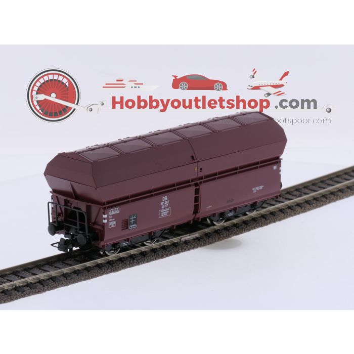 Schaal H0 Roco 67083 4-delige set zelflossende wagons met klapdeksels type Kkt 54 van de DB #9663 - sku: 20260714084811 - Gebraucht - Wie Neu - Bild 13