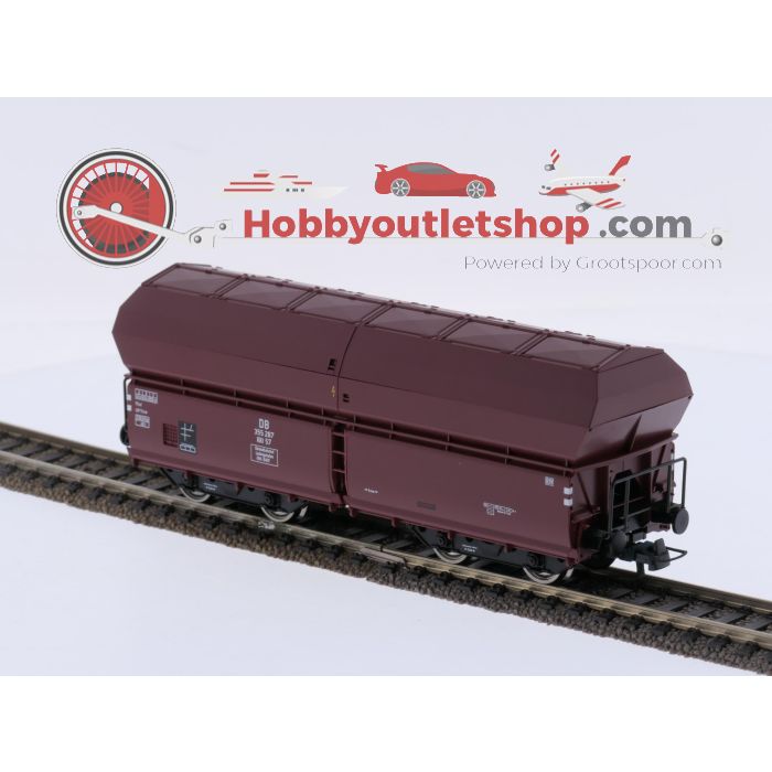 Schaal H0 Roco 67083 4-delige set zelflossende wagons met klapdeksels type Kkt 54 van de DB #9663 - sku: 20260714084811 - Gebraucht - Wie Neu - Bild 16