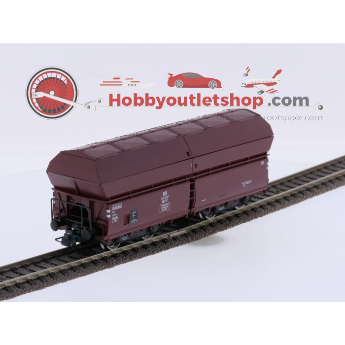 Schaal H0 Roco 67083 4-delige set zelflossende wagons met klapdeksels type Kkt 54 van de DB #9663 - sku: 20260714084811 - Gebraucht - Wie Neu - Bild 17