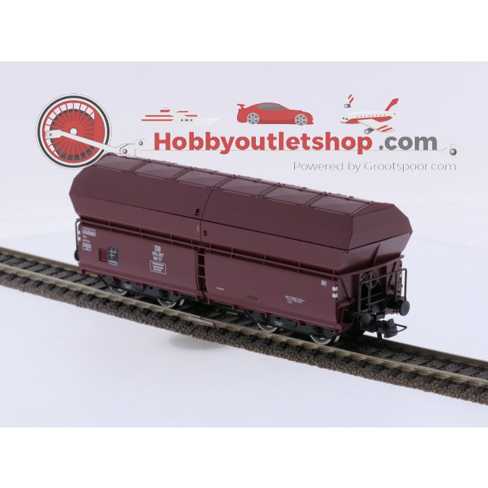 Schaal H0 Roco 67083 4-delige set zelflossende wagons met klapdeksels type Kkt 54 van de DB #9663 - sku: 20260714084811 - Gebraucht - Wie Neu - Bild 18