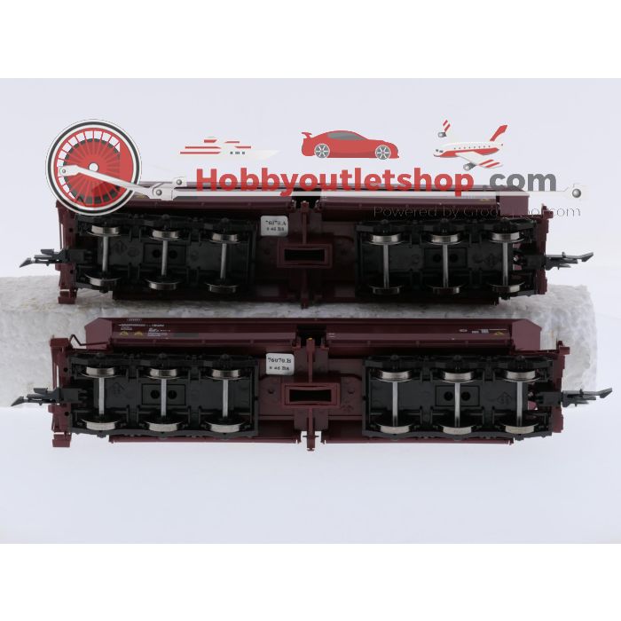 Schaal H0 Roco 76070 2-delige zelflossende wagons Faals 150 van de DB #9664 - sku: 20260714094939 - Gebraucht - Wie Neu - Bild 10