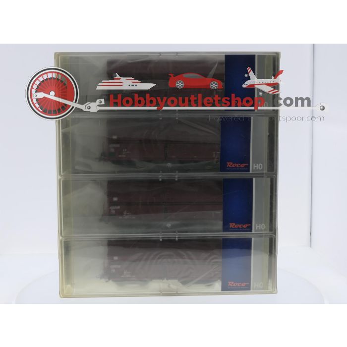 Schaal H0 Roco 66168 set zelflossende wagen met zwenkdak type Tal 963 van de DB #9665 - sku: 20260714104217 - Gebraucht - Wie Neu - Bild 23